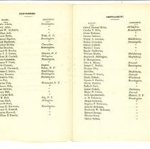 Bennington Academy Catalogs